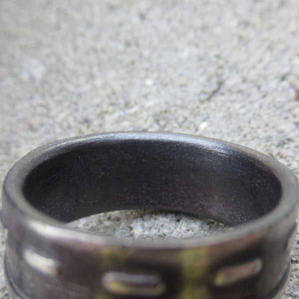 Road Ring in Sterling Silver - Own the Road - PartsbyNC Industrial Jewelry
