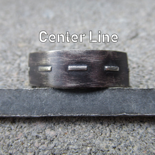Road Ring in Sterling Silver - Own the Road - PartsbyNC Industrial Jewelry