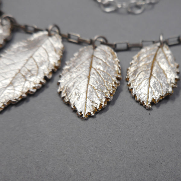 Sterling & Fine Silver Rose Necklace from PartsbyNC