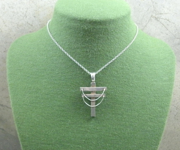 Powerline Pendant in Fine Silver - PartsbyNC Industrial Jewelry