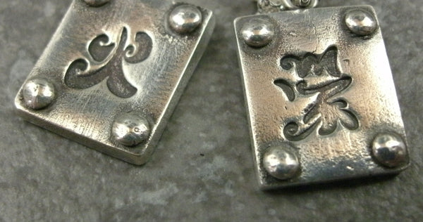 Kanji Pendant in Fine Silver (Small) - PartsbyNC Industrial Jewelry