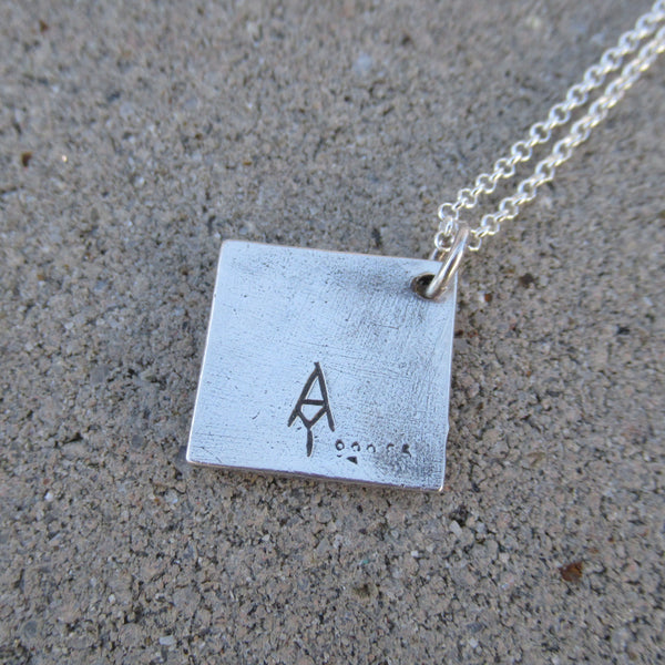 Zodiac Pendant in Fine Silver - PartsbyNC Industrial Jewelry