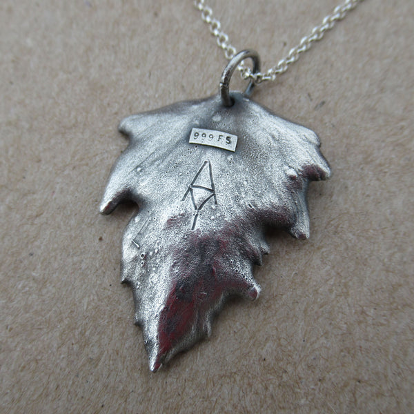 Fine Silver Leaf Jewelry from PartsbyNC