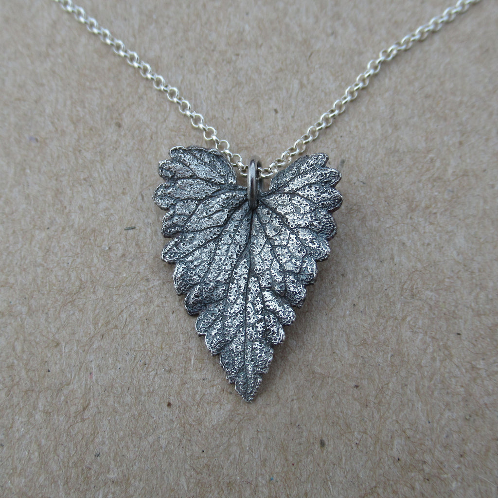 One of a Kind Catnip Pendant in Fine Silver from PartsbyNC