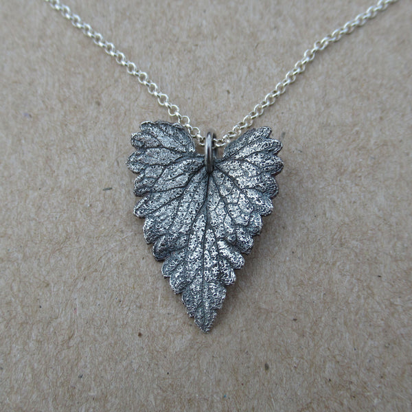One of a Kind Catnip Pendant in Fine Silver from PartsbyNC