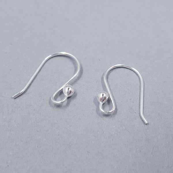Ball Tip French Hook Earwires from PartsbyNC
