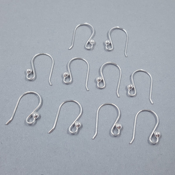10 Piece Sterling Silver Ear Wires from PartsbyNC