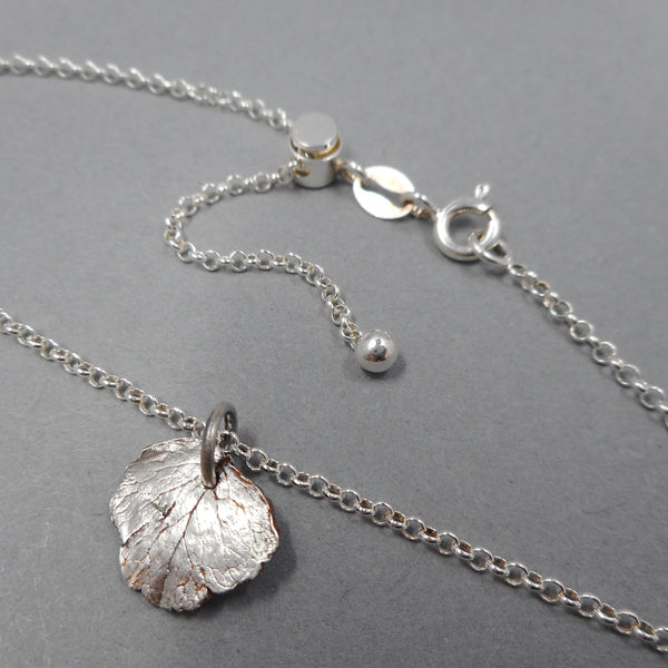 Columbine Necklace on Adjustable Sterling Silver Chain From PartsbyNC