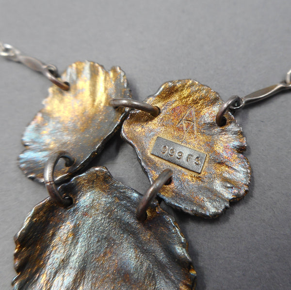 FIne Silver Columbine Leaf Jewelry from PartsbyNC