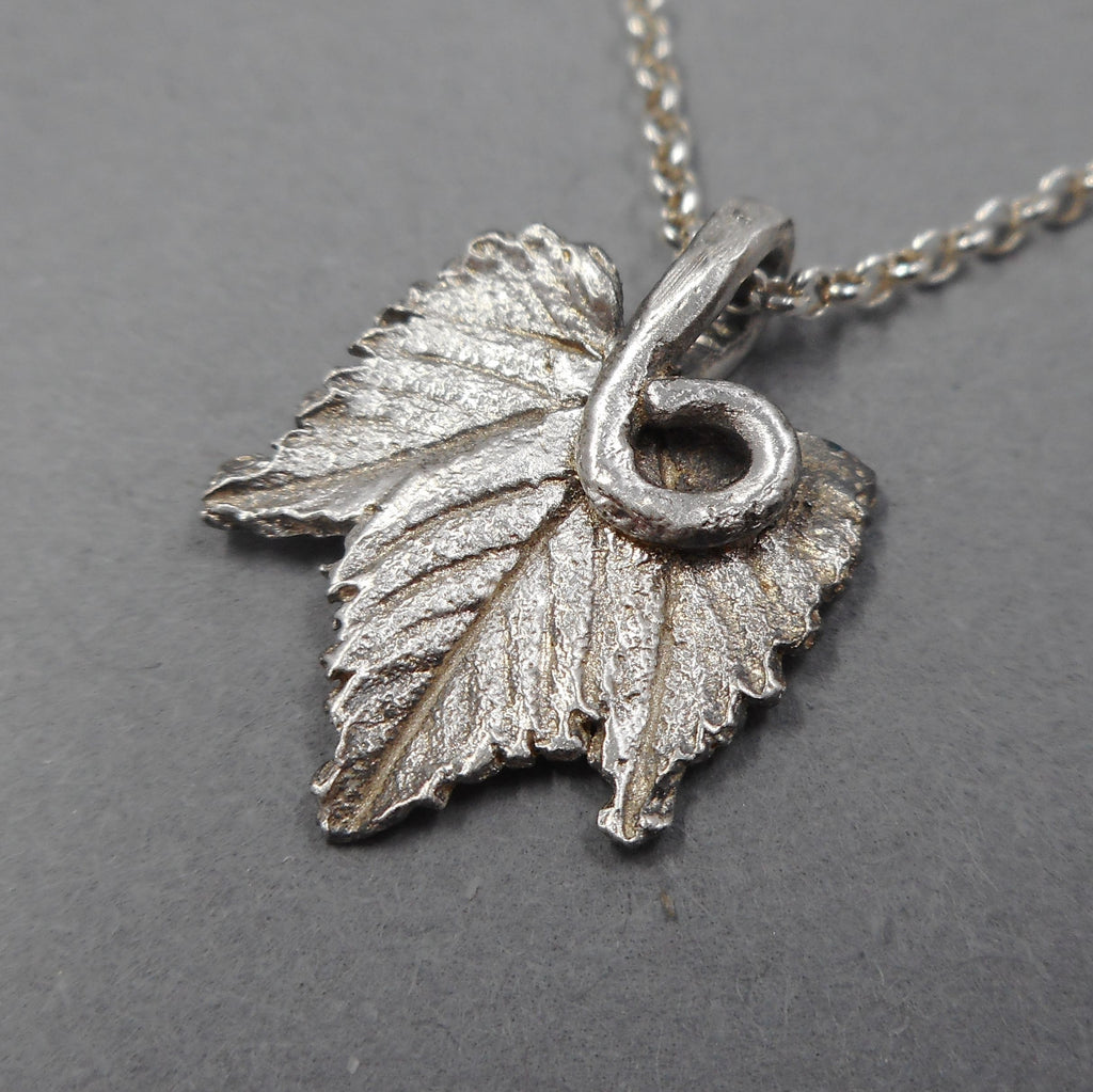 Fine Silver Grape Vine Pendant from PartsbyNC