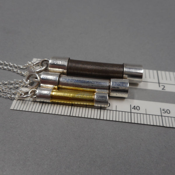 Size of Small, Medium, and Large Fuse Pendants from PartsbyNC