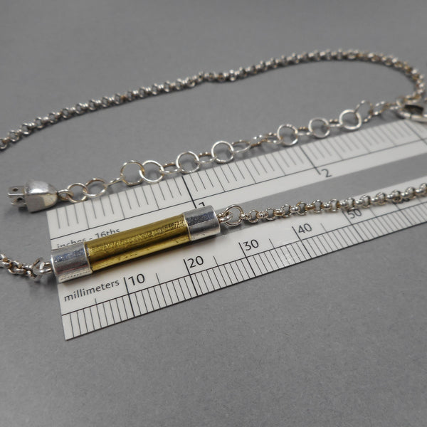 Size of Fuse Necklace from Forged Mettle Jewelry