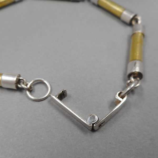 Sterling Silver Fold Over Clasp on the Fuse Bracelet from PartsbyNC