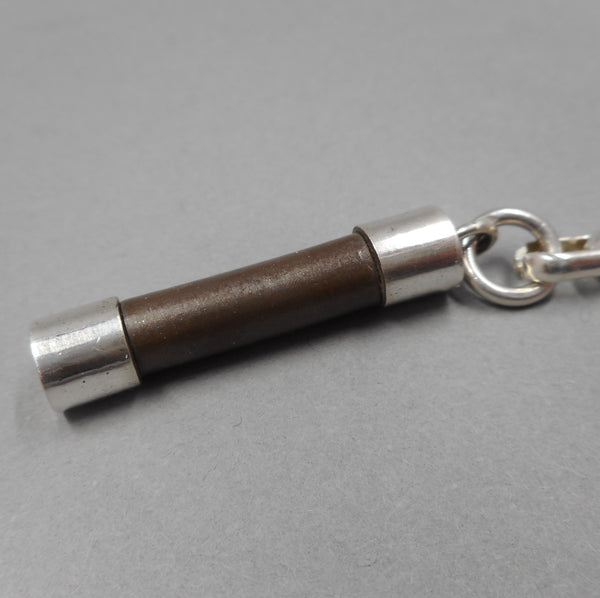  Close-Up of "Blown Fuse" Patina on Fuse Key Ring from PartsbyNC