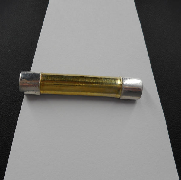 Fuse Tie Bar in Fine Silver and 22k Gold from PartsbyNC