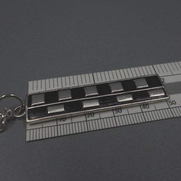 Photo Scale Pendant in Fine Silver