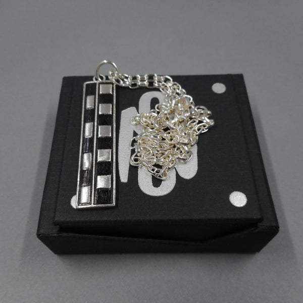 Photo Scale Pendant in Fine Silver