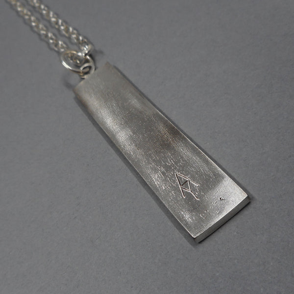 Photo Scale Pendant in Fine Silver