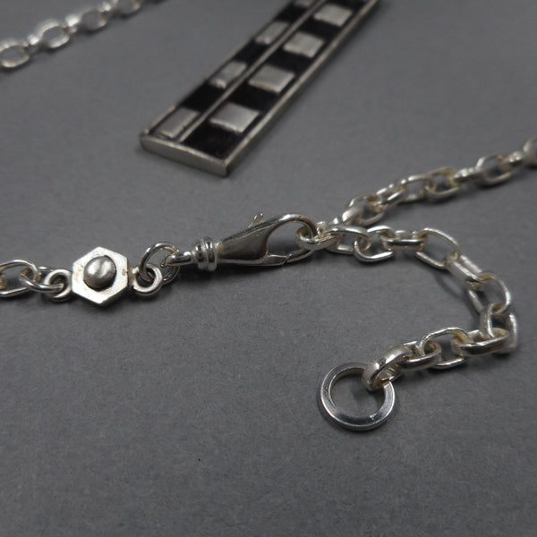 Photo Scale Pendant in Fine Silver