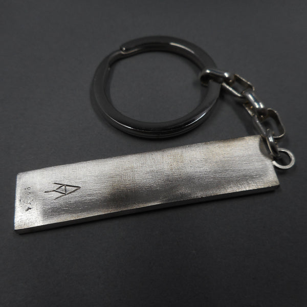 Photo Scale Keychain in Fine Silver