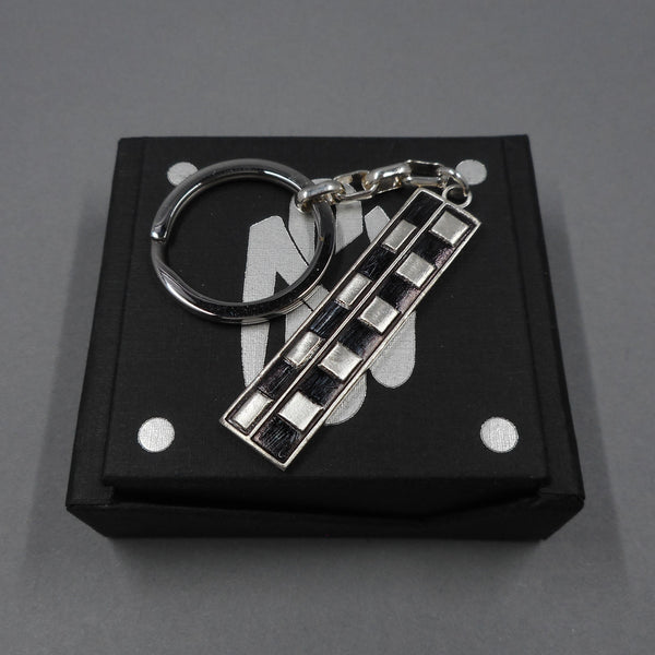 Photo Scale Keychain in Fine Silver