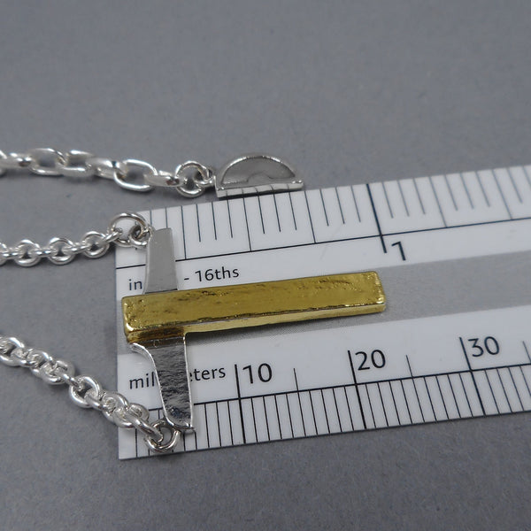 Size of T-Square and Protractor from Forged Mettle Jewelry