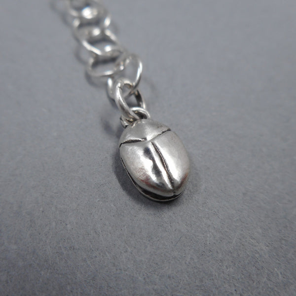 Scarab Beetle Extender Charm from Forged Mettle Jewelry