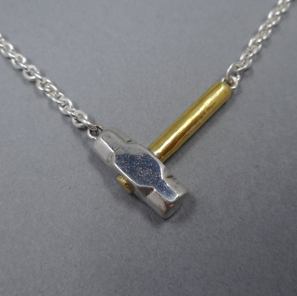 Thor Hammer Necklace from Forged Mettle Jewelry
