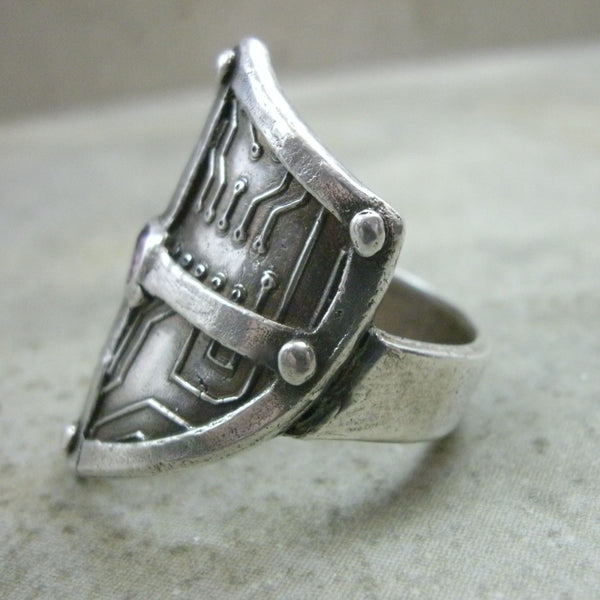 Medieval Circuit Board Ring from PartsbyNC