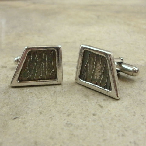 Lightning Texture Cufflinks from PartsbyNC