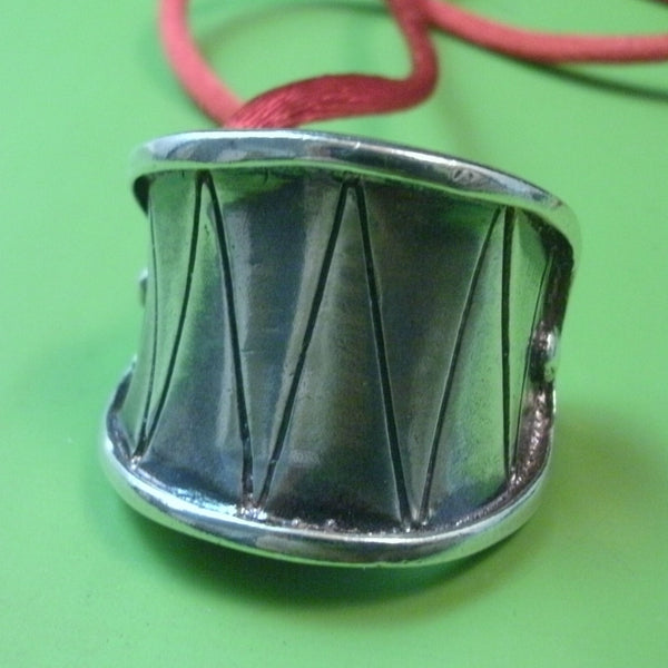 Booby Trap Pendant in Sterling Silver - PartsbyNC Industrial Jewelry