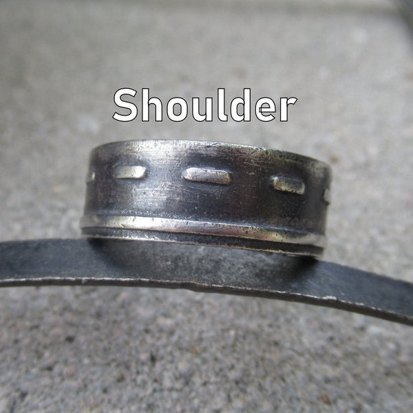 Road Ring in Sterling Silver - Own the Road - PartsbyNC Industrial Jewelry