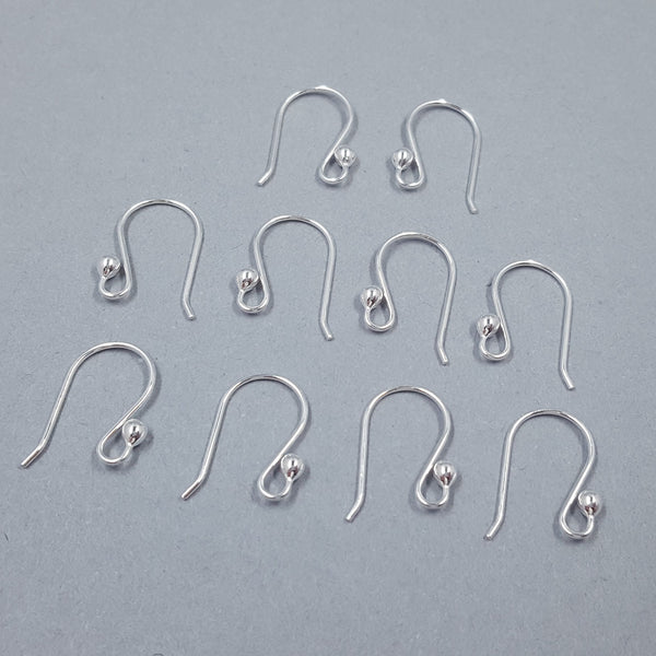 10 Piece Sterling Silver Ear Wires from PartsbyNC