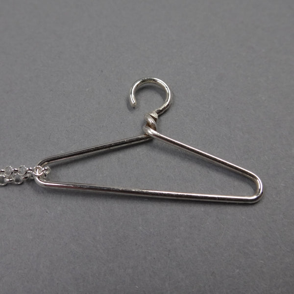 Sterling Silver Wire Hanger Pendant - PartsbyNC