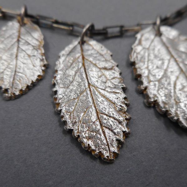 Fine Silver Rose Leaves from PartsbyNC