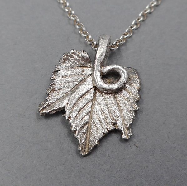 One of a Kind Grape Leaf Necklace from PartsbyNC