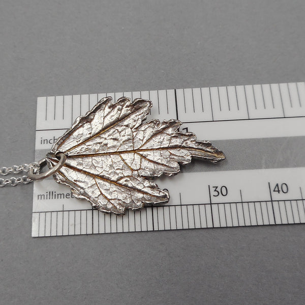 Large Rose of Sharon Leaf Pendant from PartsbyNC