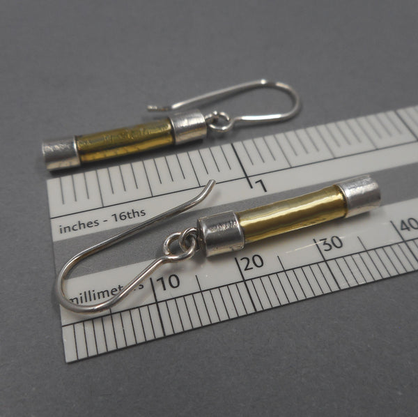 Size of Fine Silver Fuse Earrings from PartsbyNC