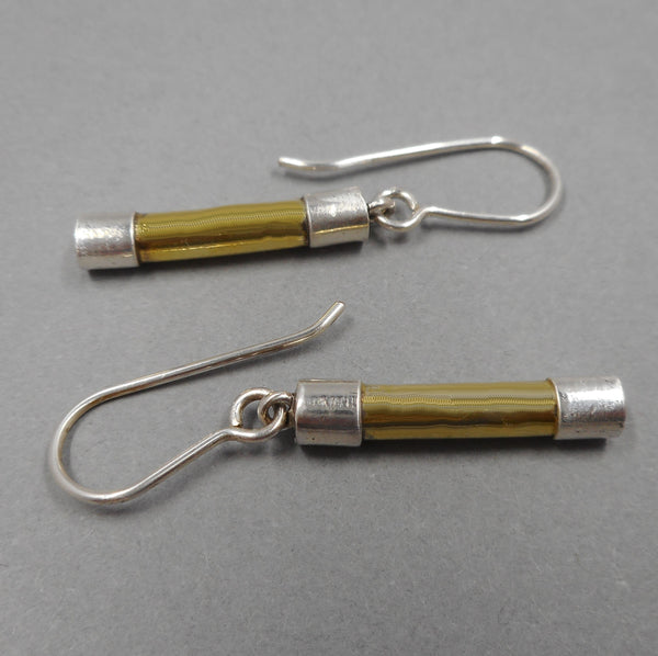 Side View of 22k Gold Fuse Earrings from PartsbyNC