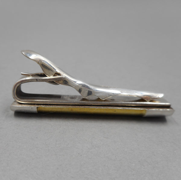 Profile of Silver and Gold Fuse Tie Bar from PartsbyNC