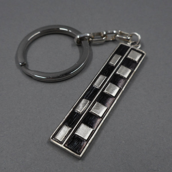 Photo Scale Keychain in Fine Silver