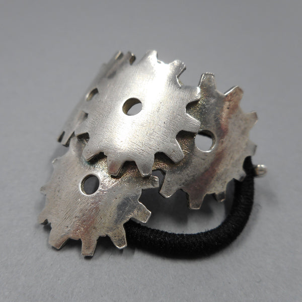 Industrial Hair Jewelry from Forged Mettle Jewelry