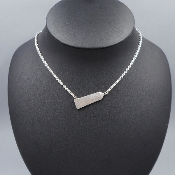 Asymmetrical Obelisk Necklace  from Forged Mettle Jewelry